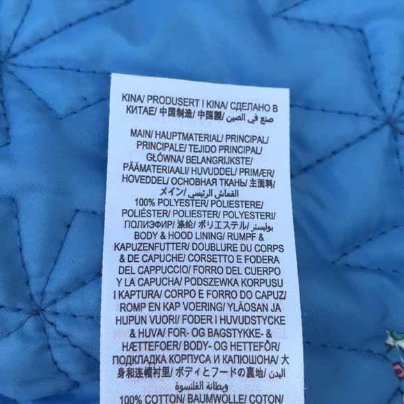 Mini Boden Jackets & Coats Mini Boden Quilt Floral Print Jacket